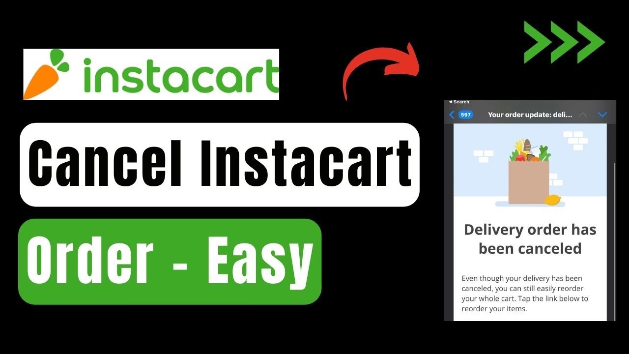 How To Cancel Instacart Order !