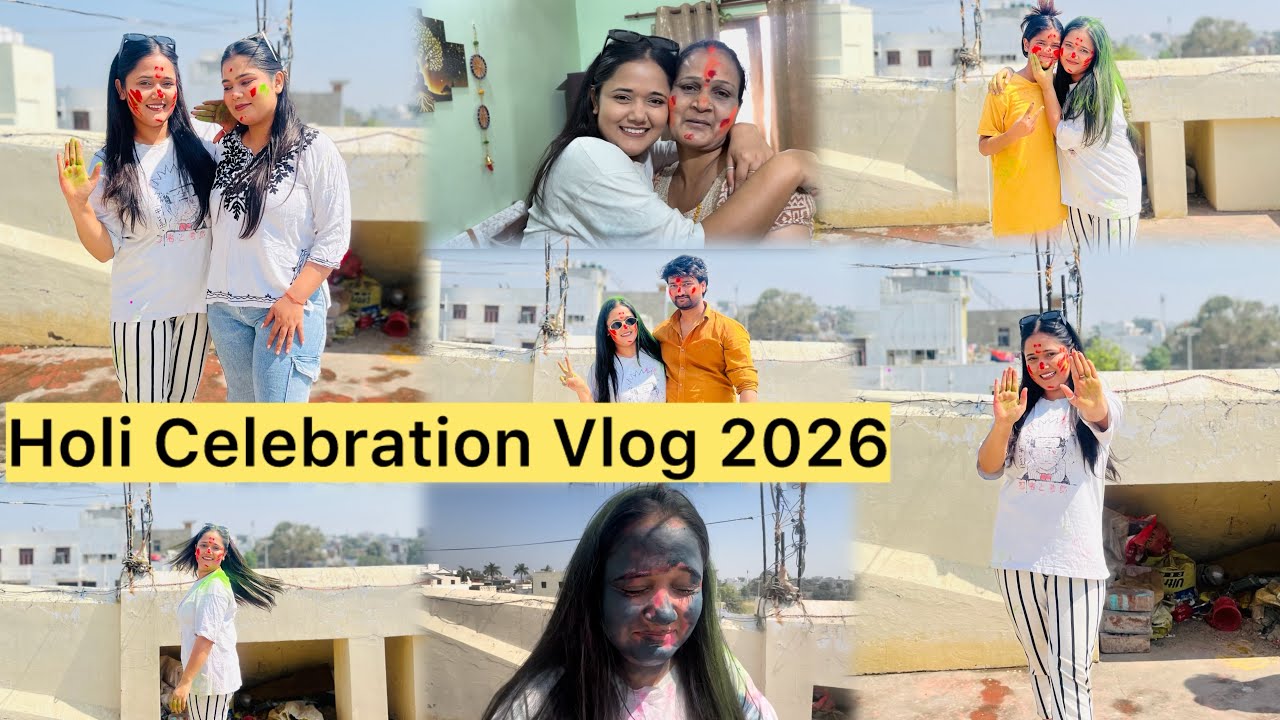 Vlog-145 Holi Celebration Vlog | होली 2026 @Sanskritivlog #holivlog #holispecial #holiday #trending 
