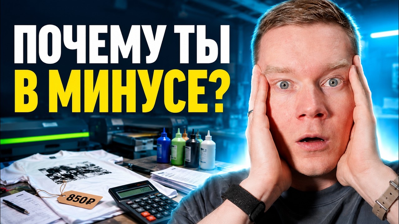 Как мы СЧИТАЛИ цены и теряли деньги. Ошибки в бизнесе по печати на одежде