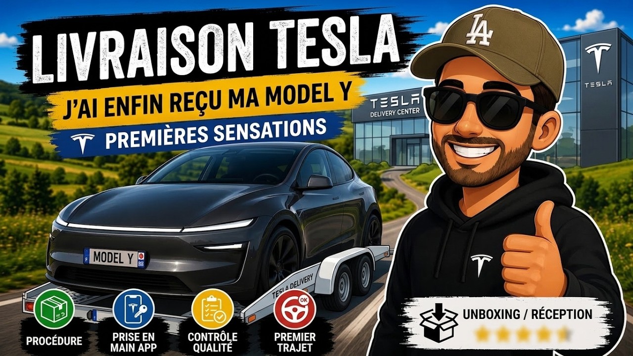 🚗 Jour de livraison de ma Tesla Model Y chez Tesla 