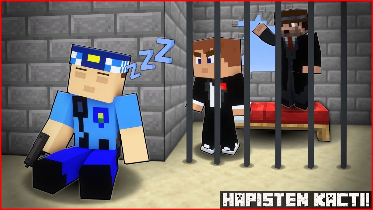 K&Ouml;T&Uuml; MAFYA VE OSMAN HAPİSTEN KA&Ccedil;TI! 😱 - Minecraft ZENGİN FAKİR HAYATI