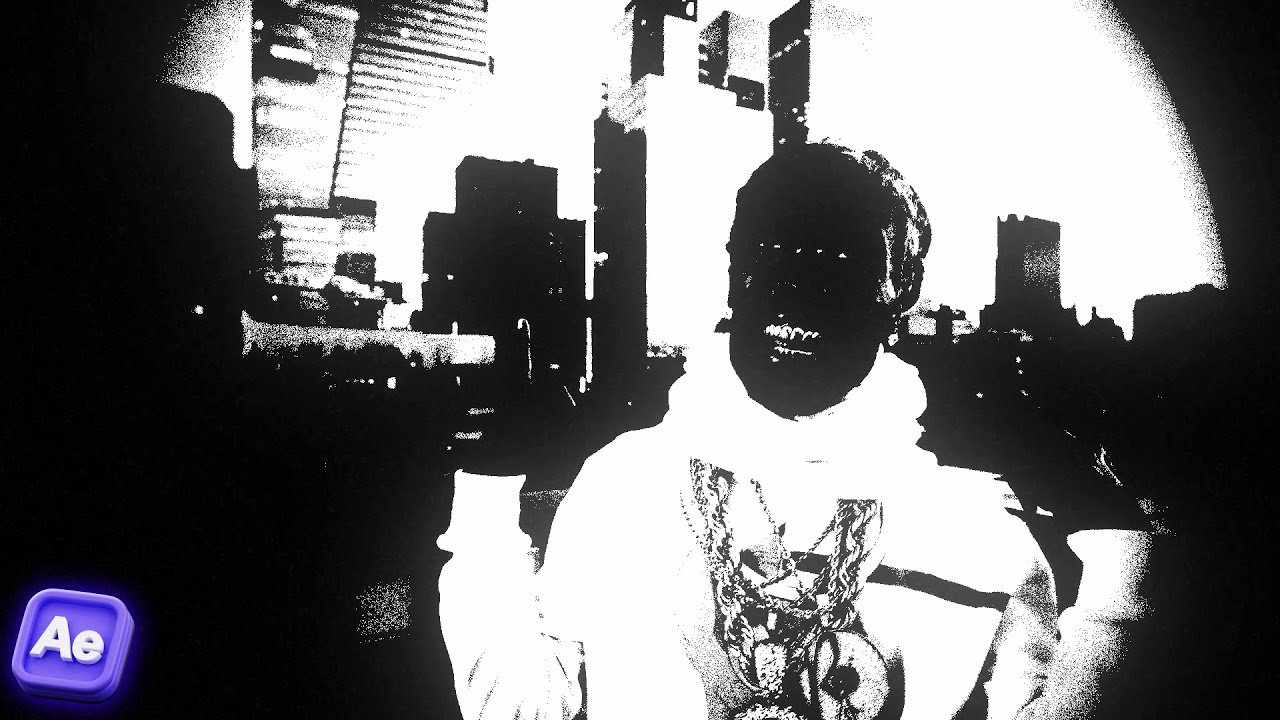 INSANE GLOWING GRUNGE EFFECT After Effects Tutorial