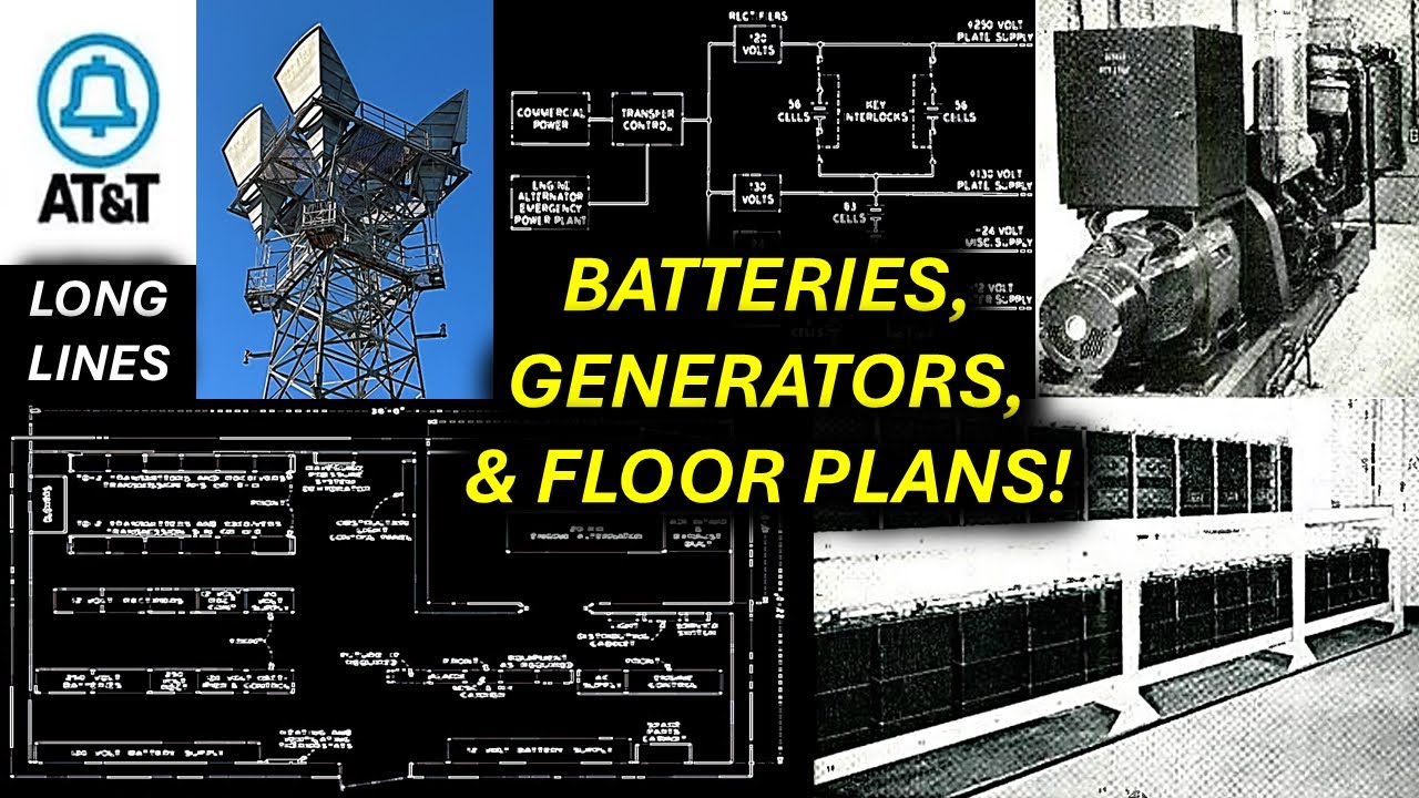 AT&T Long Lines: The Power Plants, Batteries, and Generators