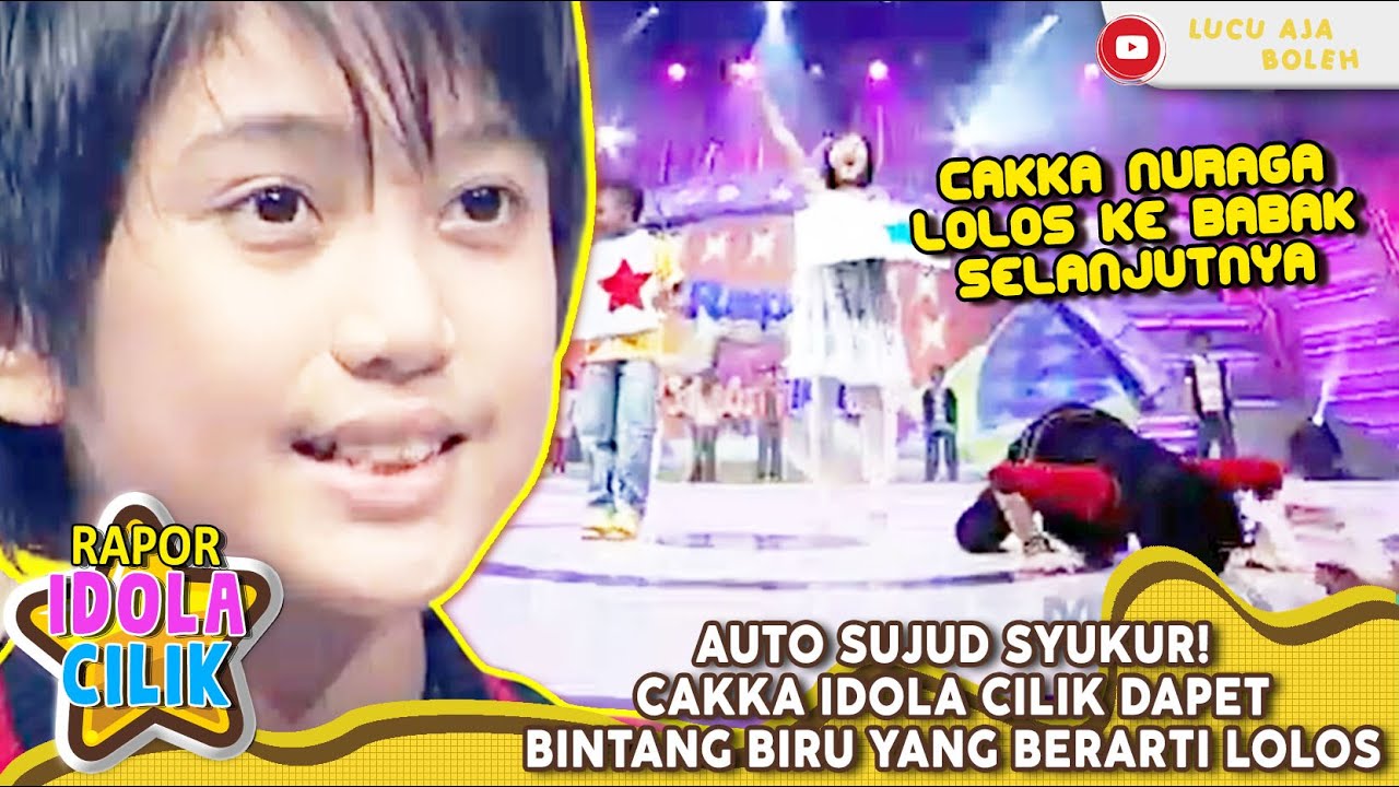 AUTO SUJUD SYUKUR! CAKKA IDOLA CILIK DAPET BINTANG BIRU YANG BERARTI LOLOS - RAPOR IDOLA CILIK