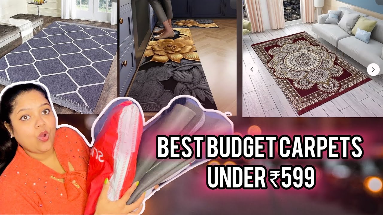 Budget friendly carpets under ₹599 ✨ Home ko dijiye naya look bina zyada kharch kiye! 
