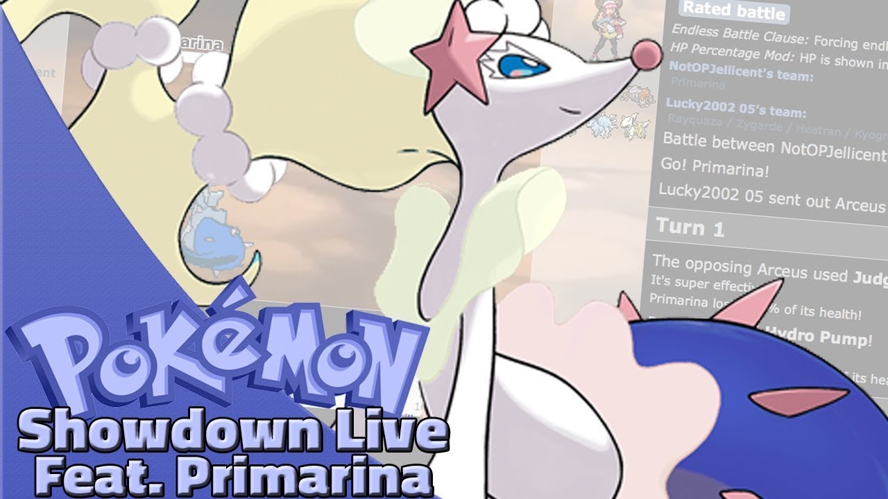 Choice Specs Primarina! Pokemon Sun and Moon OU Showdown Live W/OPJellicent (Smogon OU Team)