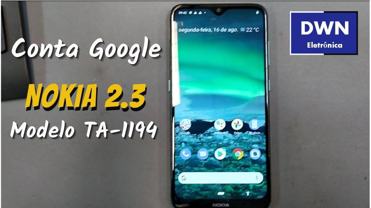 DESBLOQUEIO CONTA GOOGLE NOKIA 2.3 (Modelo TA-1194) **Android 11