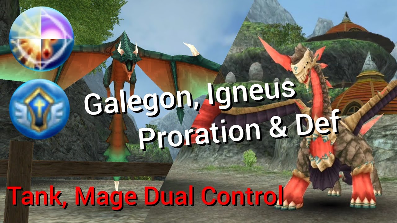 Toram - Galegon, Igneus Proration & Defense (Mage + Tank)