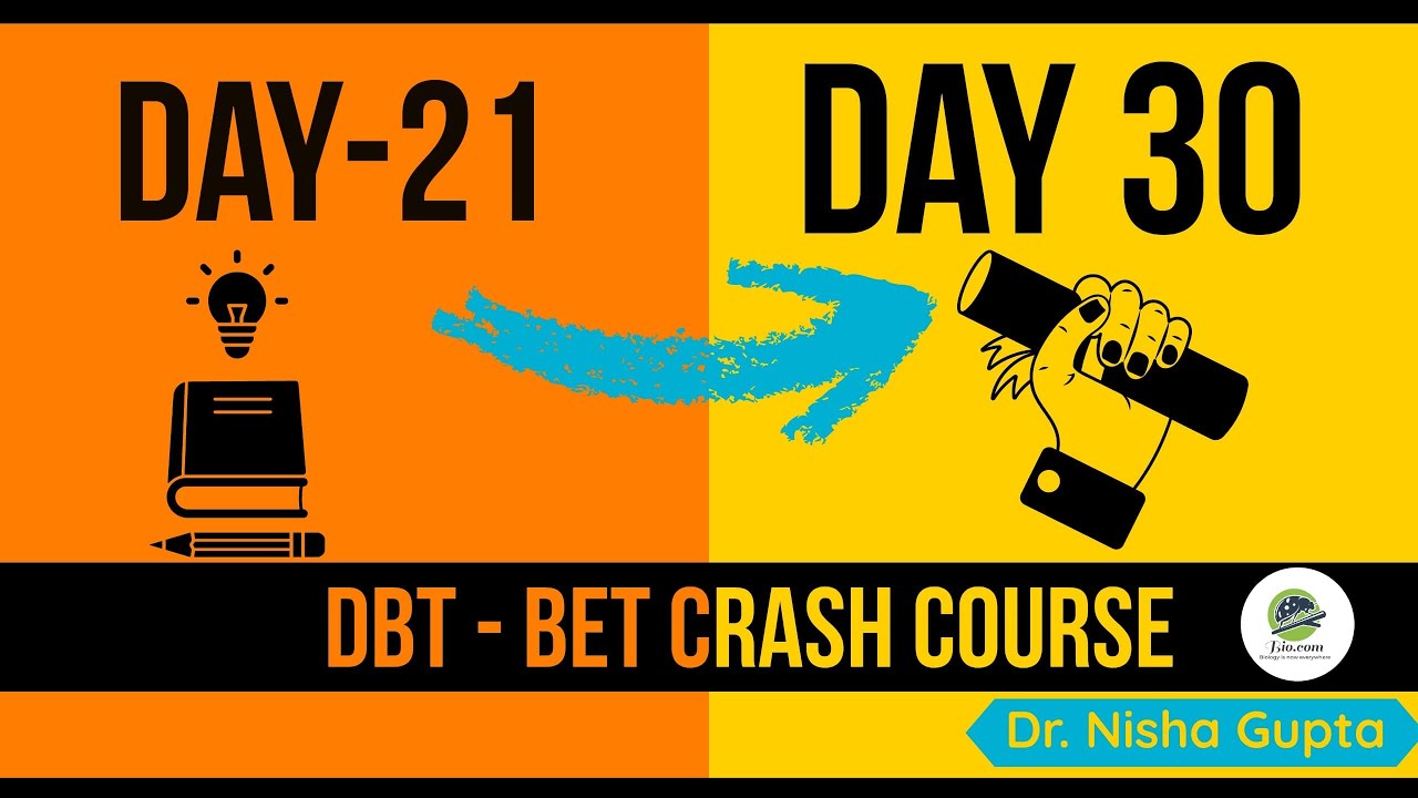 BET 2024 Crash Course: Day 21 | DBT-JRF MCQs || Biodotcom || #DBT #BET #CSIR