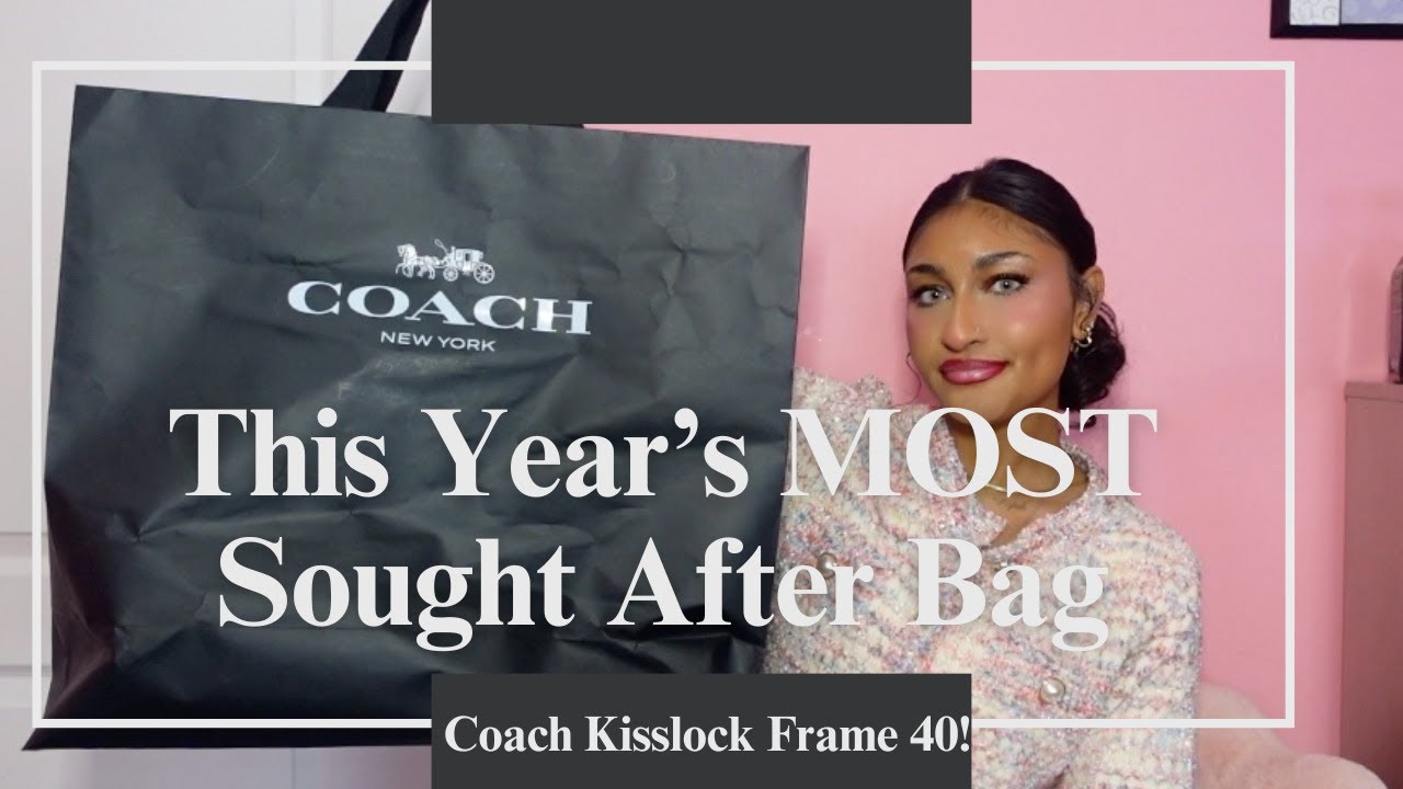 COACH KISSLOCK FRAME BAG + Mod Shots! | The HOTTEST Bag of the Year!
