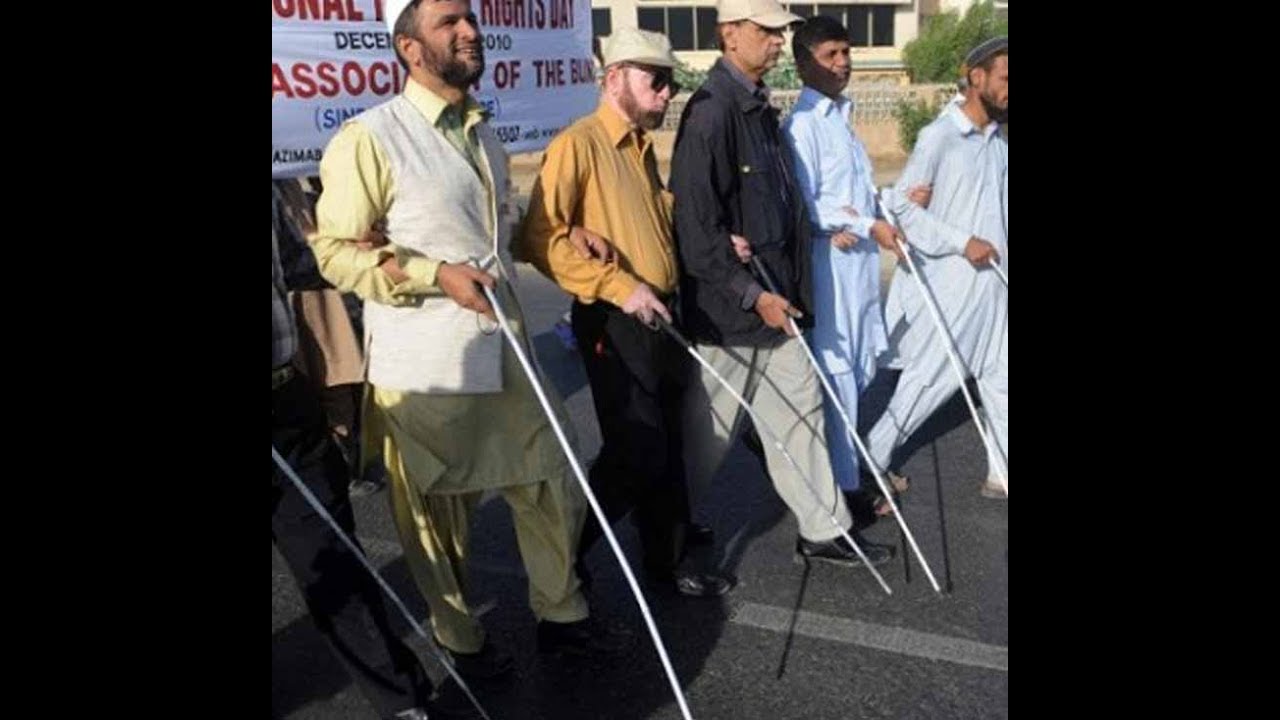 Blind protestors appeal for permanent jobs