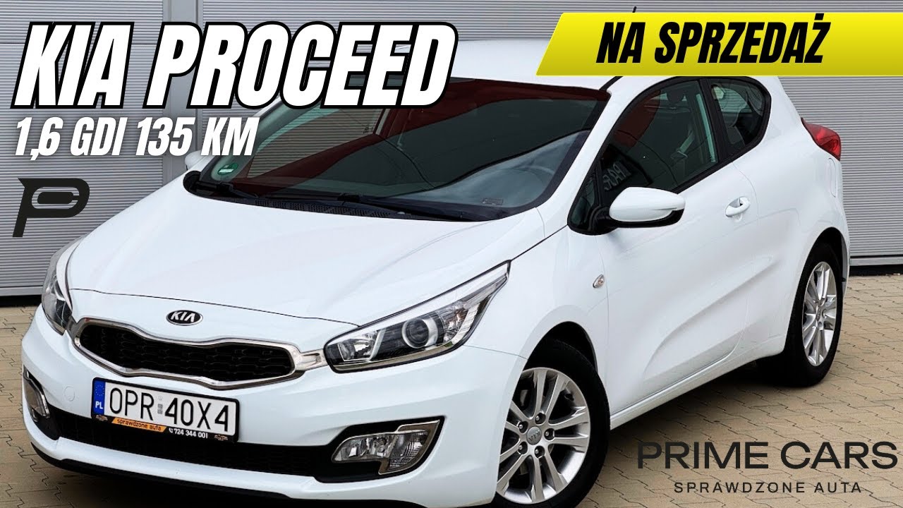 Prezentacja sprzedażowa KIA Ceed PROCEED 1.6GDI 135 KM 2013r.