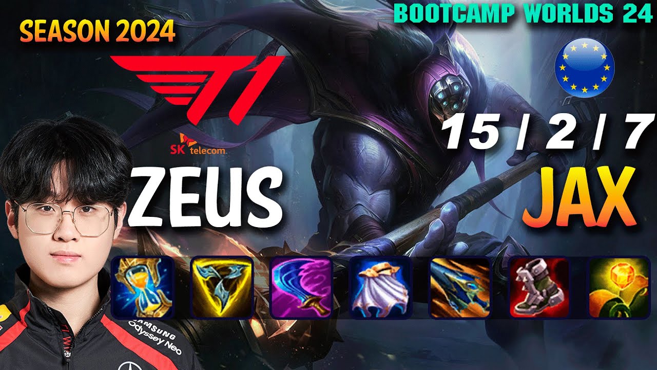 T1 Zeus JAX vs K'SANTE Top - Patch 14.20 EUW Ranked WORLDS 2024 Bootcamp | lolrec