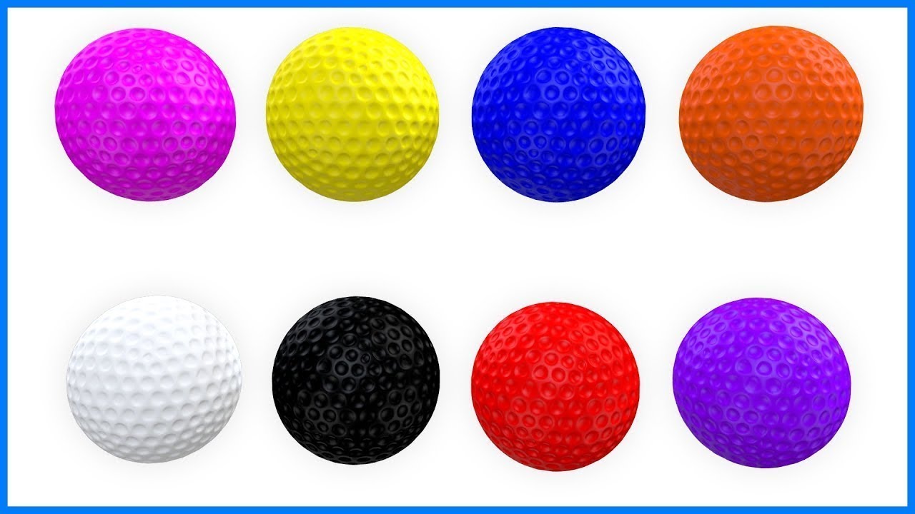 Learn Colors With Balls | Colours For Kids And Children | Learning & Education For Toddlers & Babies