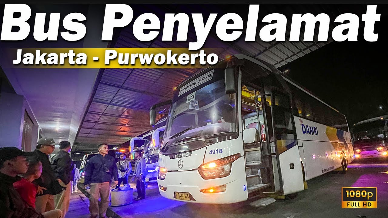 BUS SAPUJAGAT JAM TERAKHIR DARI JAKARTA KE PURWOKERTO‼️ | Trip Damri Jakarta - Purwokerto
