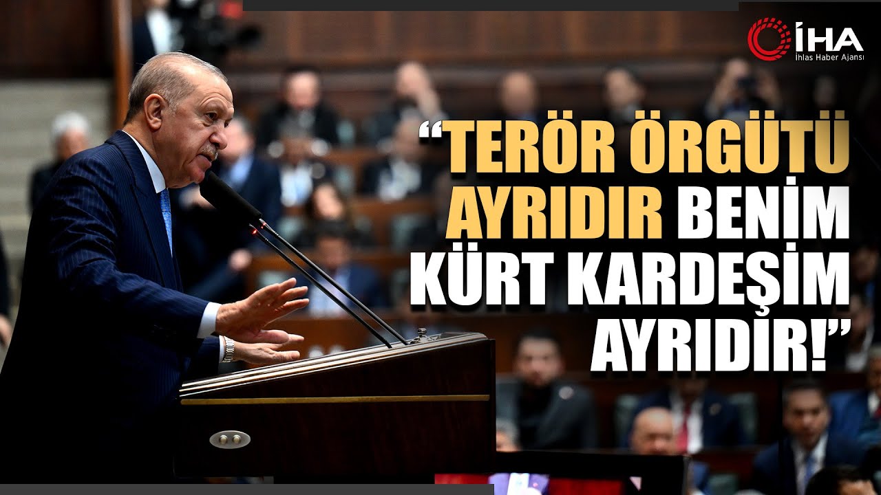 Cumhurbaşkanı Erdoğan'dan AK Parti Grup Toplantısı'nda konuşuyordu!