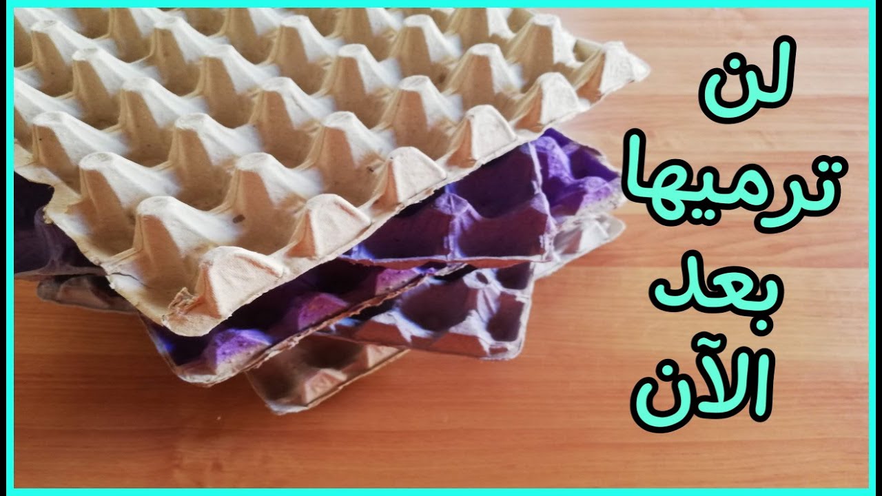 لو عندك كرتونة البيض أوعى ترميها❗هنعمل منها أجمل فكرة💲هتفيدك جداً