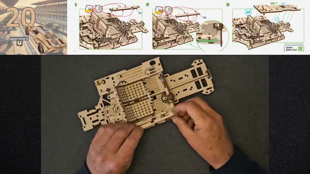 UGT-24 Uithoudingsracer montage video door Ben Kort Ugears NL