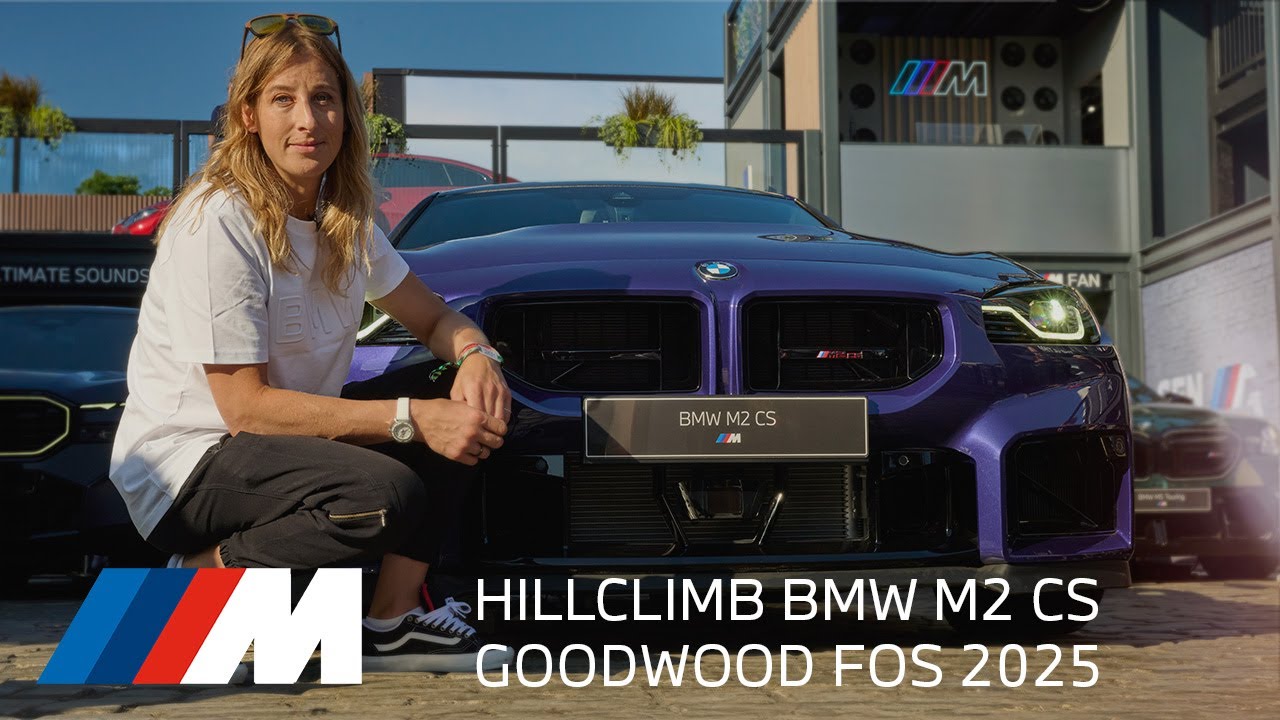 Hillclimb BMW M2 CS onboard. Goodwood Festival of Speed.