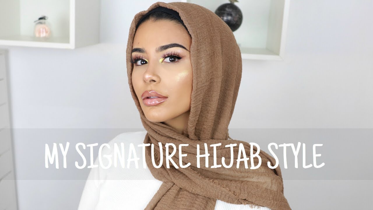 HOW I WEAR MY SIGNATURE HIJAB STYLE | HABIBA DA SILVA