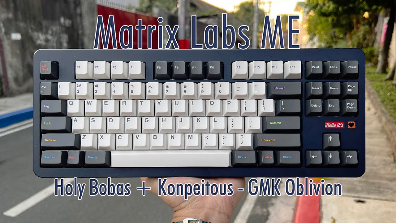 Matrix ME with Holy Bobas/Konpeitous + GMK Oblivion