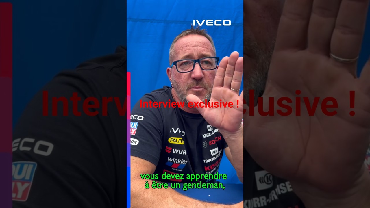Ses secrets de pilote🏁Jochen Hahn, le roi des camions IVECO #24hcamions #truckracing #iveco  #sports