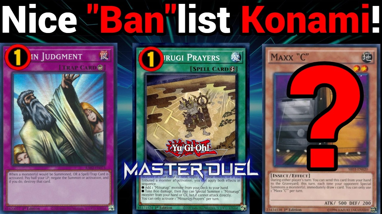 A Banlist So Bad it Looks Good. | April 1st Master Duel Banlist |
