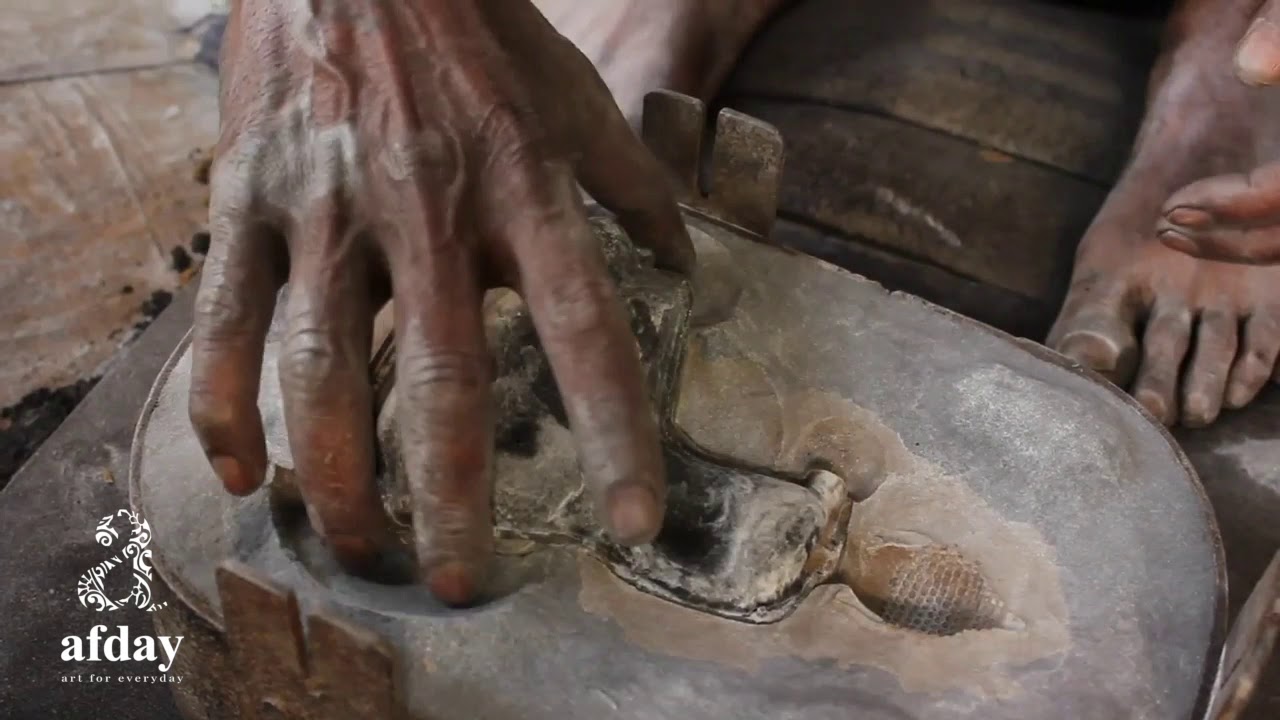 How to make metal casting Buddha | Statue Making Process | Art | Afday