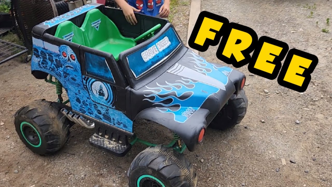 Возрождение колес Grave Digger Power Wheels