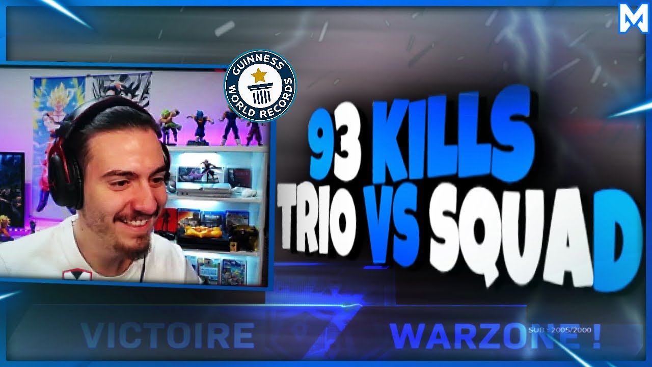 WORLD RECORD 93 KILLS TRIO VS SQUAD