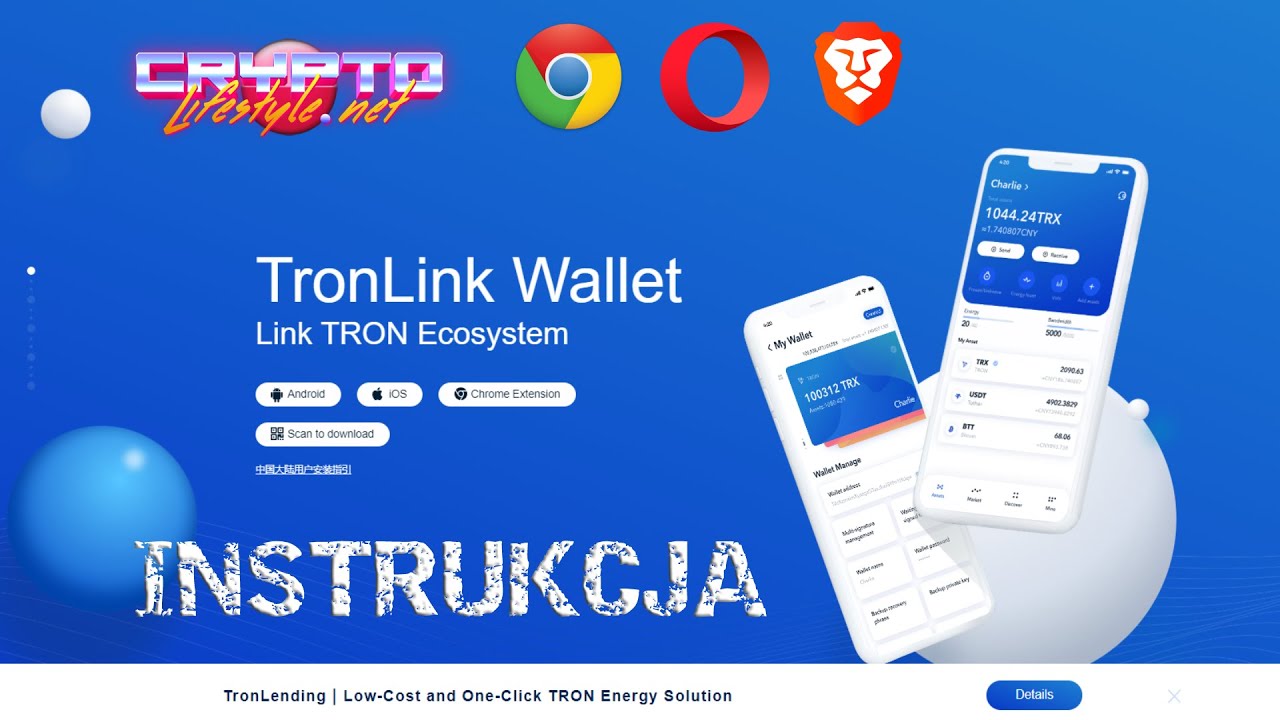 TronLink - Instalacja na Chrome, Opera, Brave + Jak połączyć się ze SMART CONTRACT, DAPP, DEX, DEFI