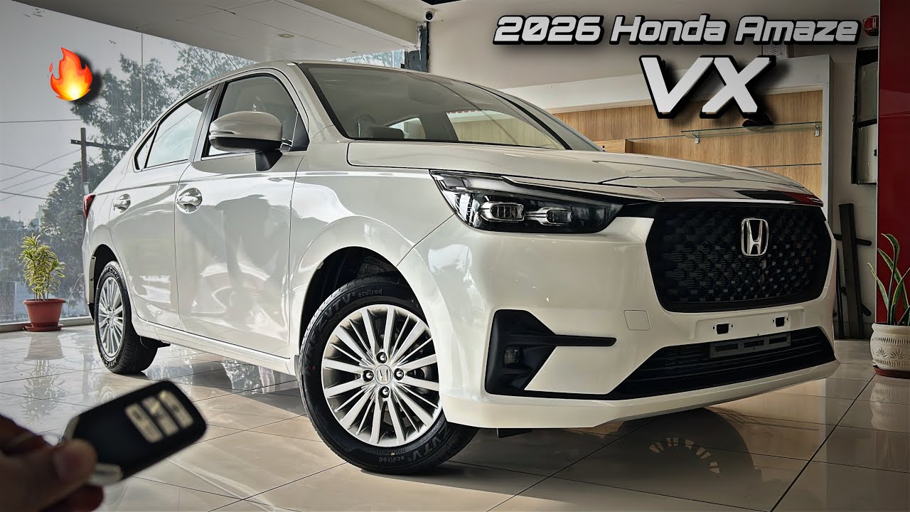 2026 Honda Amaze VX Price & Features❣️Comfortable Sedan Under ₹10 Lakh !!