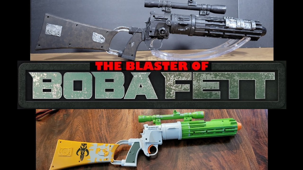 2009 Hasbro Boba Fett EE-3 Blaster ReArmored!  Custom mods & repaint job