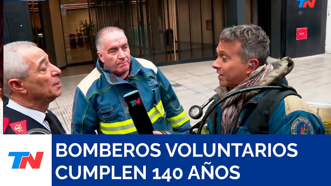 TN festejó los 140 años de los bomberos voluntarios de La Boca
