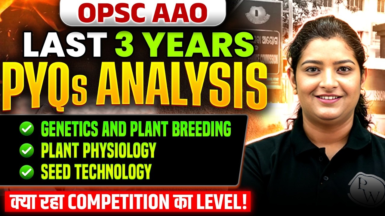 OPSC Recruitment 2026 | OPSC AAO PYQs Analysis | Last 3 Years PYQs Analysis