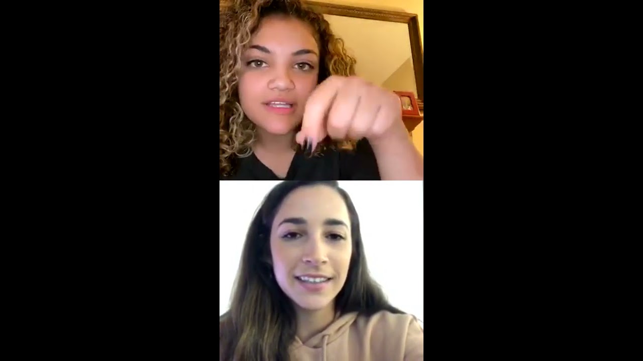 [2/2] Laurie Hernandez & Aly Raisman react to 'Return to Rio: Final Five'