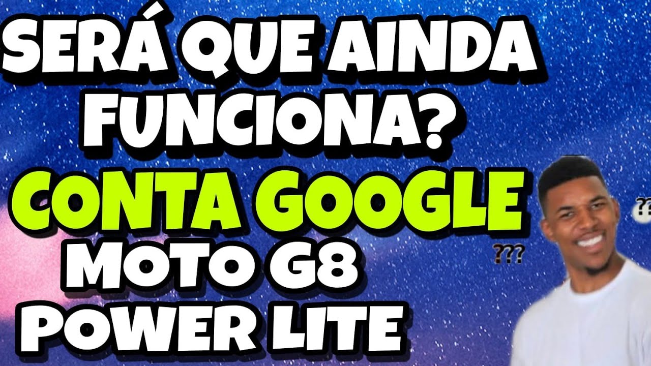 COMO TIRAR CONTA GOOGLE MOTO G8 POWER LITE ANDROID 10 SEM PC /  GANHAR DIDIM RÁPIDO