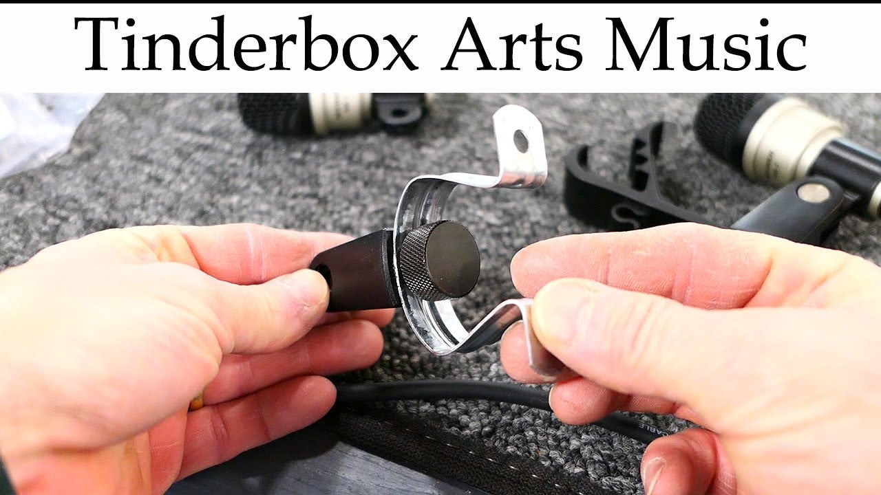 Simple DIY Internal Drum Mic Clips