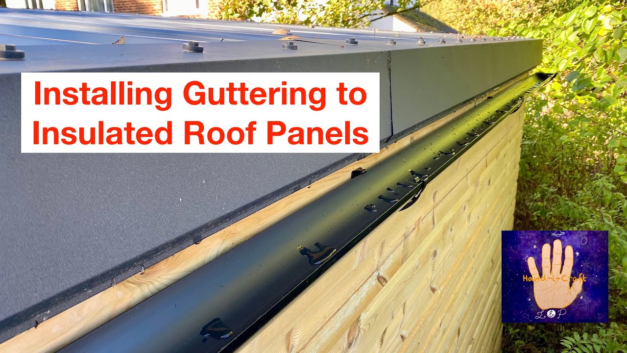 Installing Guttering to an Insulated Roof Panel System (Ep #14: Modular Designed Workshop)