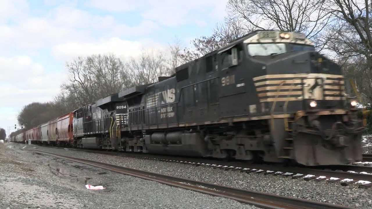 NORFOLK SOUTHERN GE D9-44CW Southbound Potash Train
