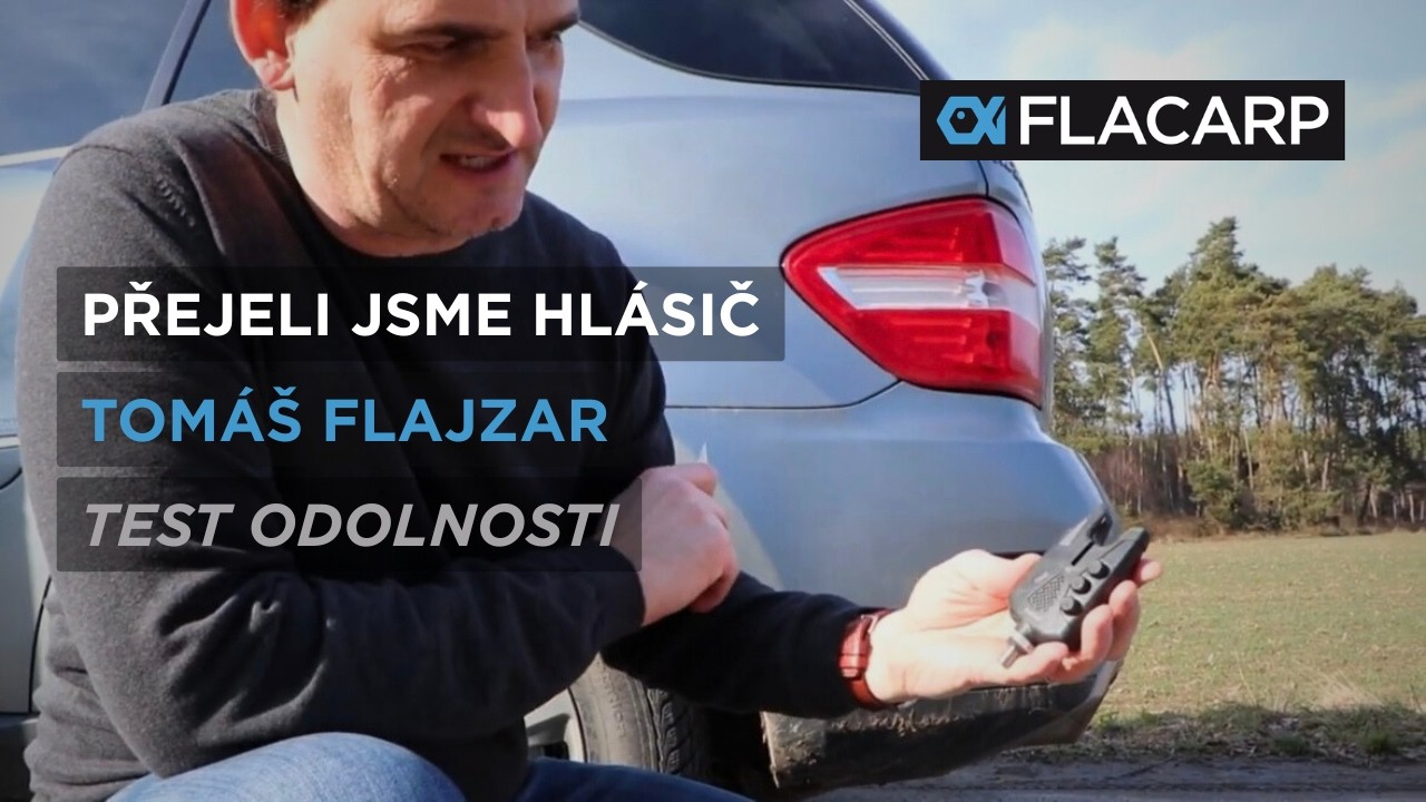 Signaliz&aacute;tor z&aacute;běru FLACARP, test odolnosti