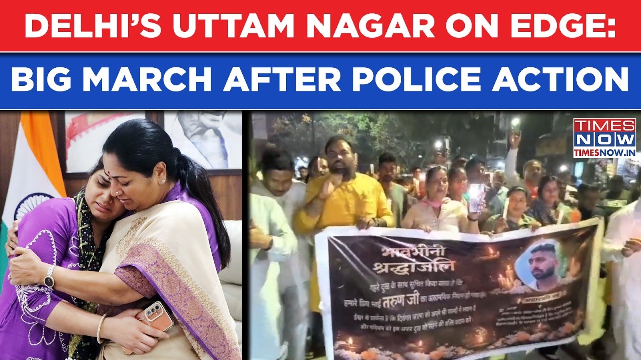 Delhi’s Uttam Nagar Tense: March After Police, Bulldozer Action As CM Meets Victim's Kin, Assures...