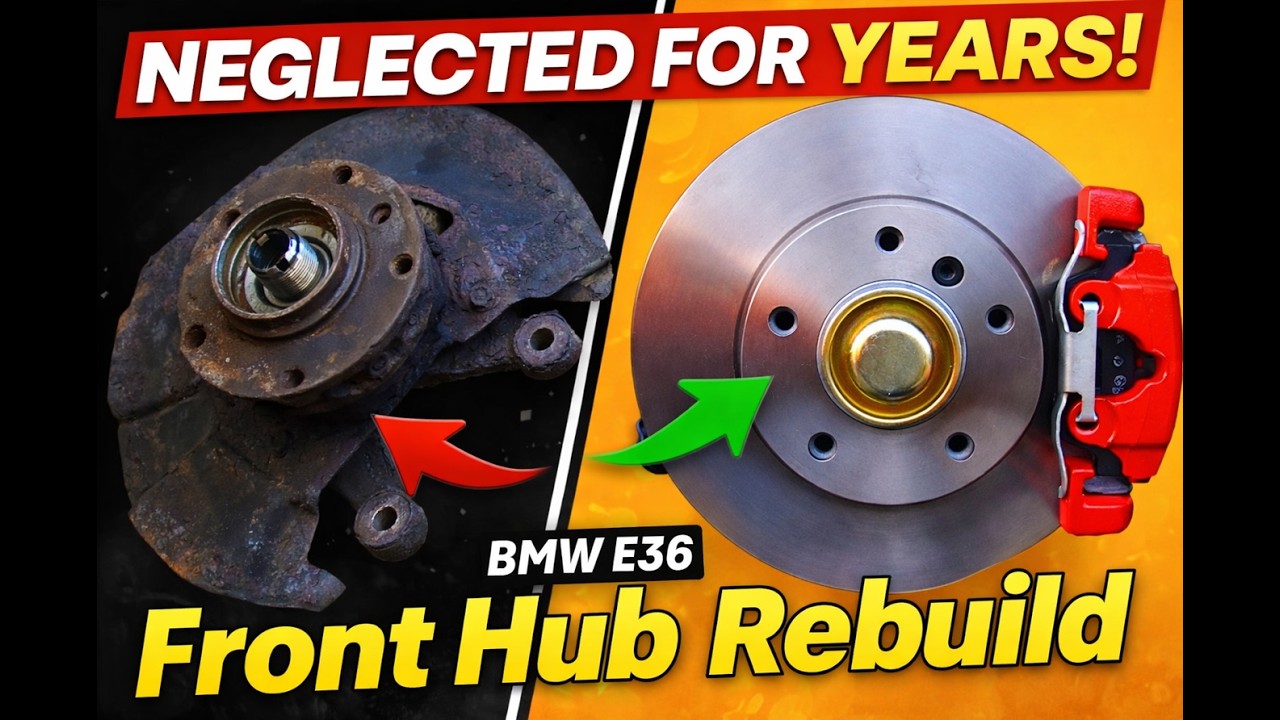 BMW E36 Front Hub & Bearing Rebuild – Fixing Years of Neglect