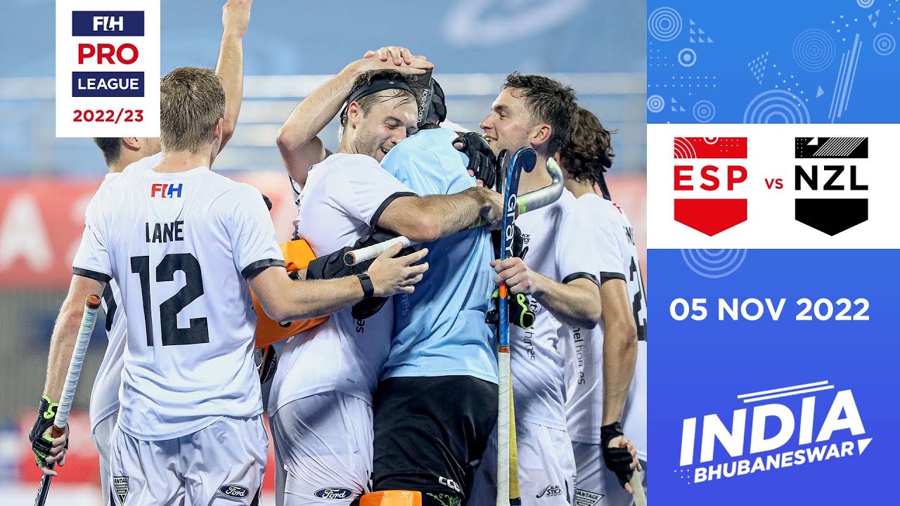 FIH Hockey Pro League 2022-23: Spain vs New Zealand (Men, Game 2) - Highlights