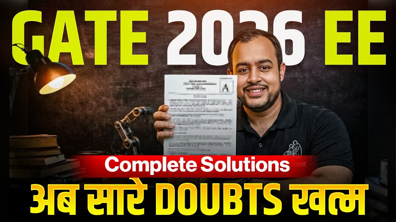 GATE 2026 EE: Complete Solutions—Ab Saare Doubts Khatam! | Ankit Goyal | One Man Army