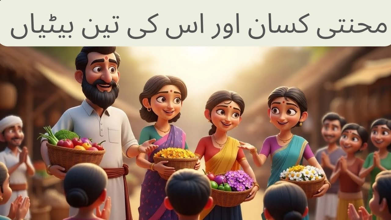 Mehnati kisan Aur Uski Teen Betiyan | Mehnat Aur Imaandari Ki Kahani | Moral Story 