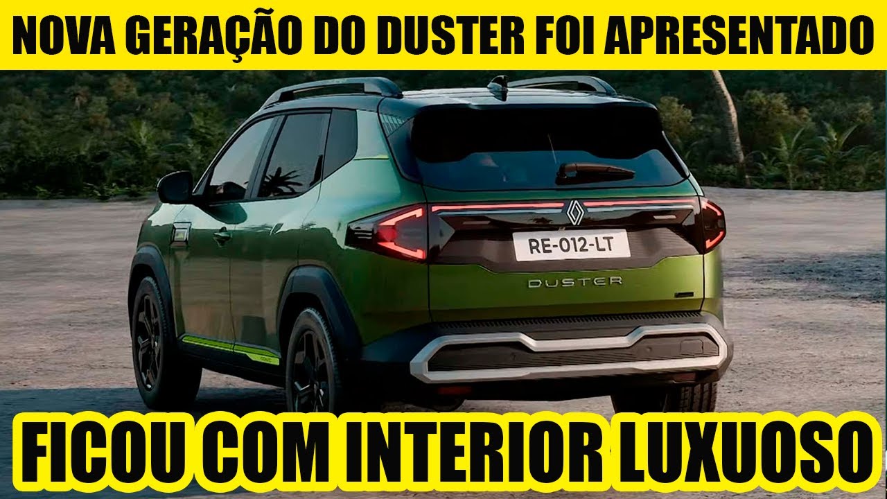 NOVA GERAÇÃO DO RENAULT DUSTER 2027 ACABOU DE SER APRESENTADA