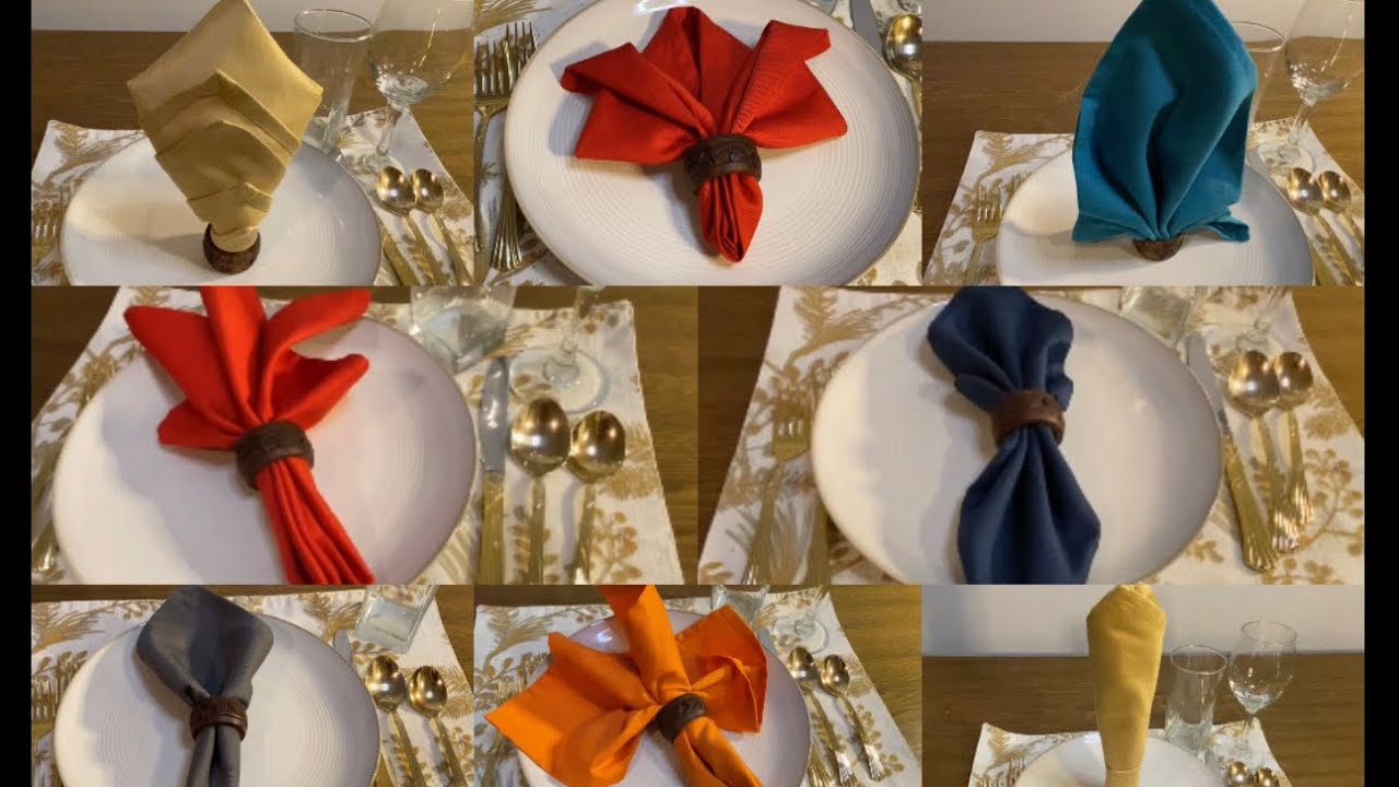 Napkin Folds for Rings