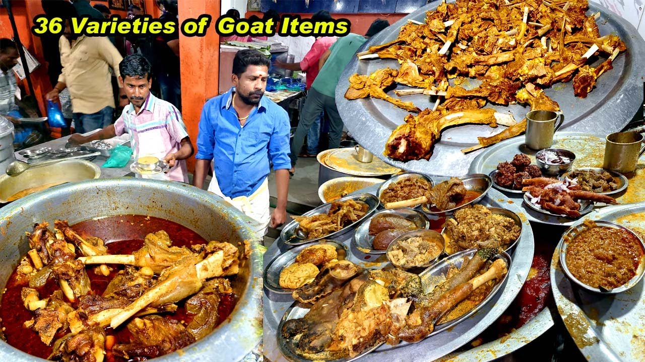 அசைவ வெறியர்களுக்காக முழு ஆட்டுக்கால் பாயவும் , வெங்காய கறியும் - Karthiks View