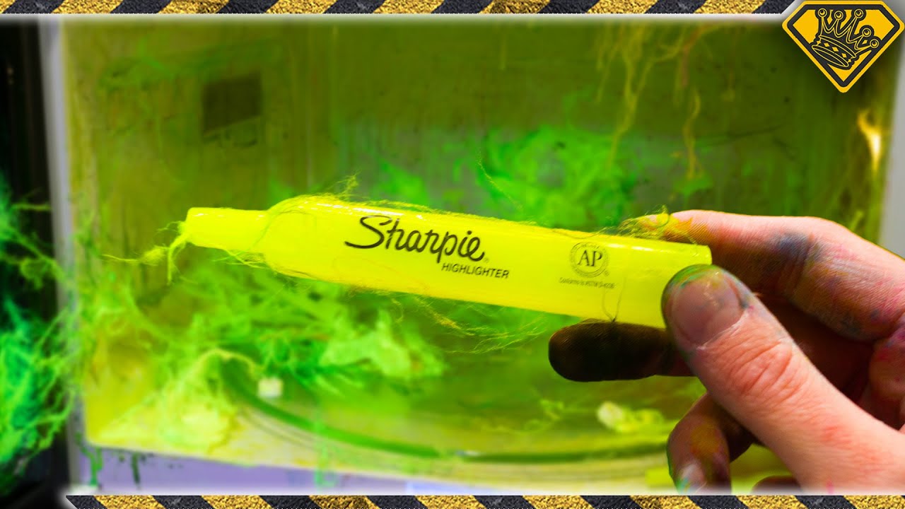 Microwaving a Highlighter Has a Surprising Reaction!